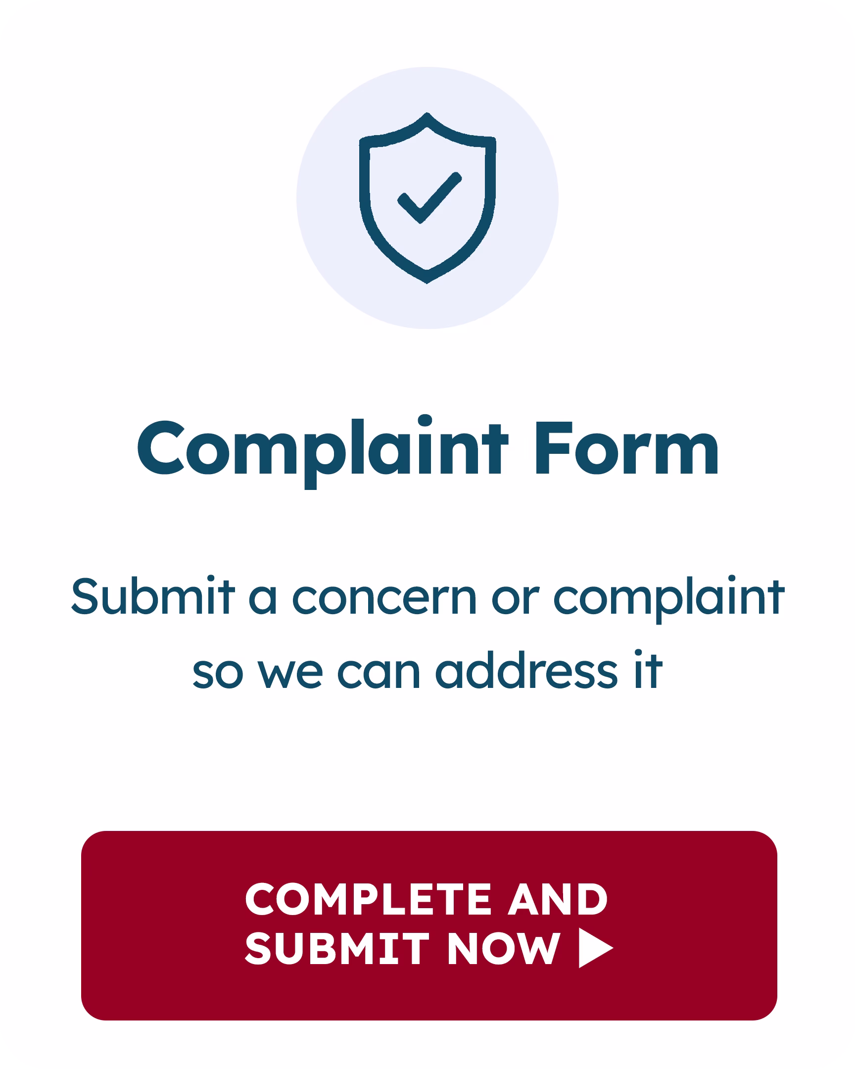 Client Complaint and Grievance Form