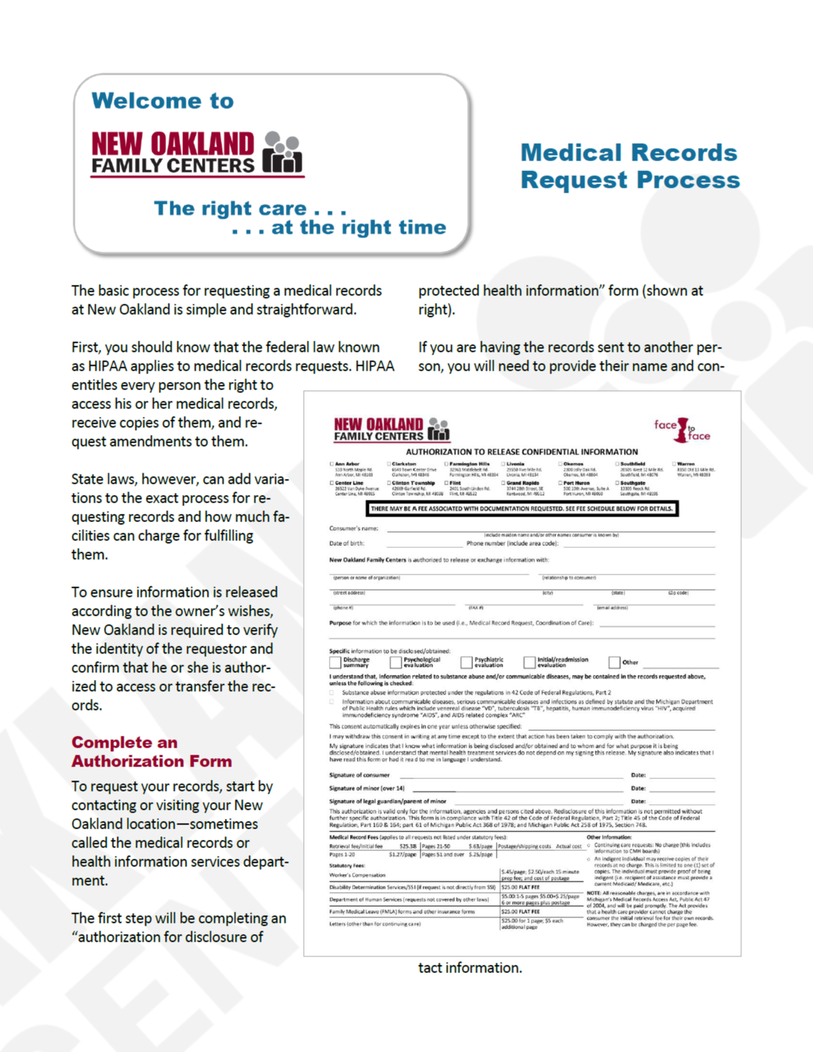 Medical Records Request Process
