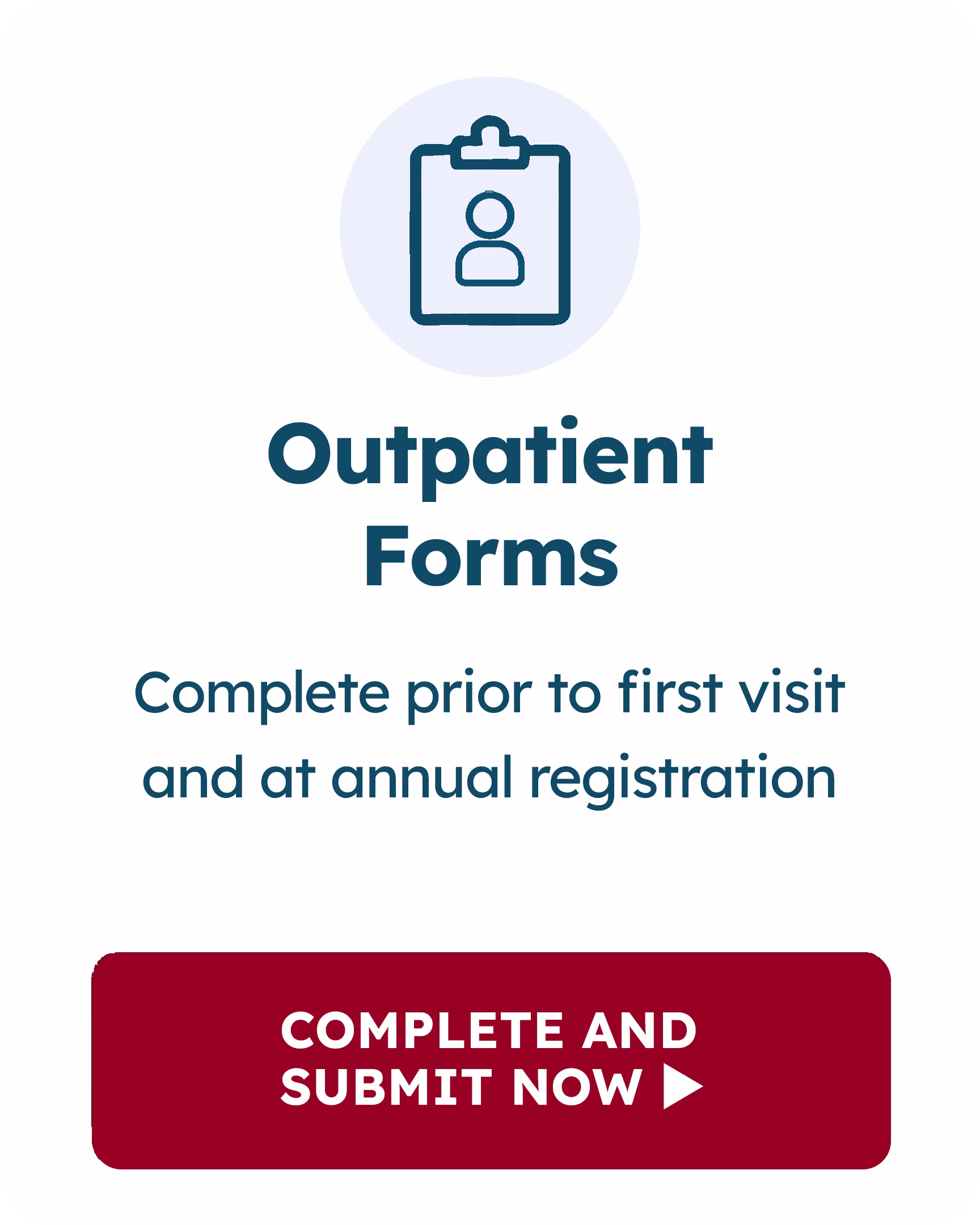 Outpatient Form