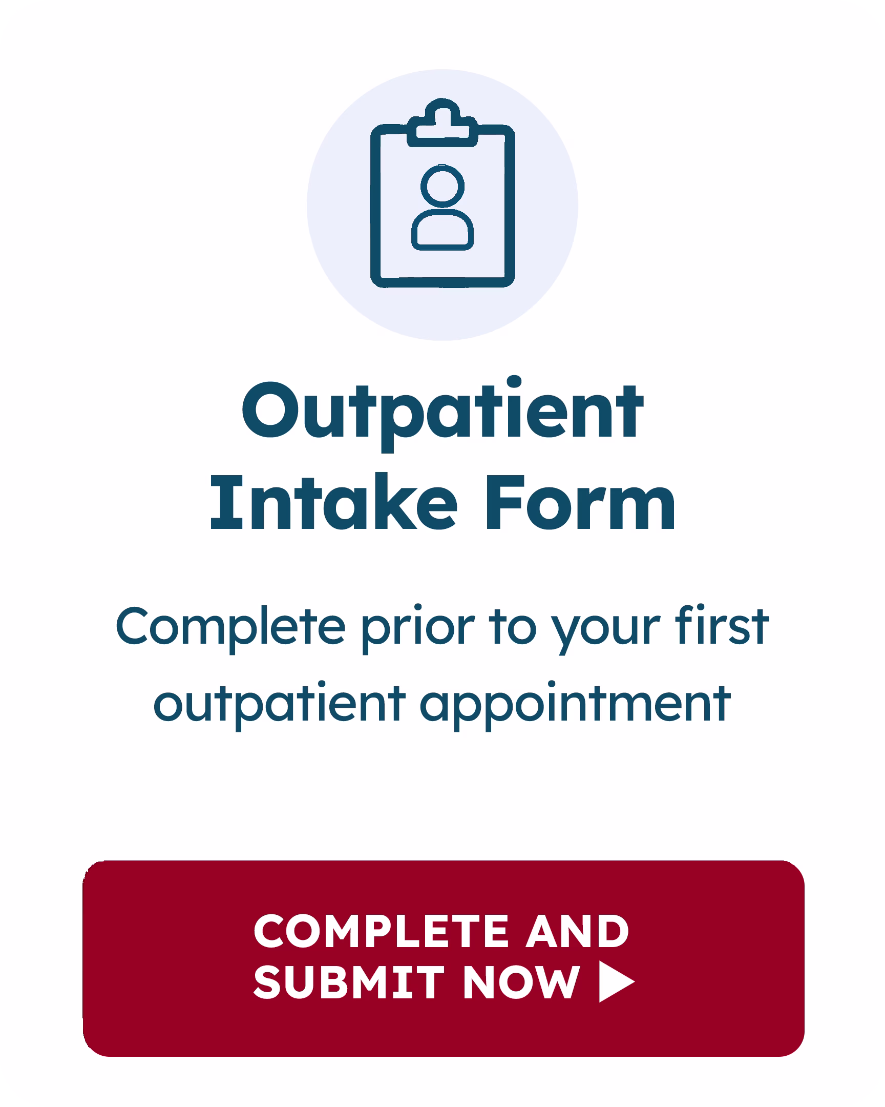 Outpatient Form