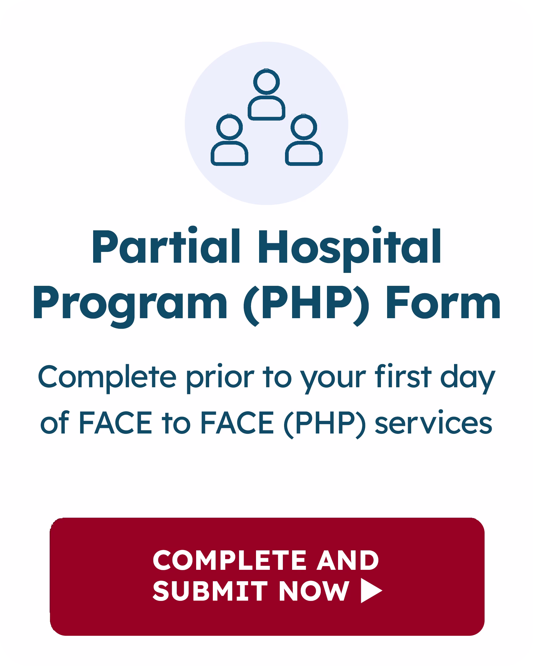 Face-to-Face Program Form