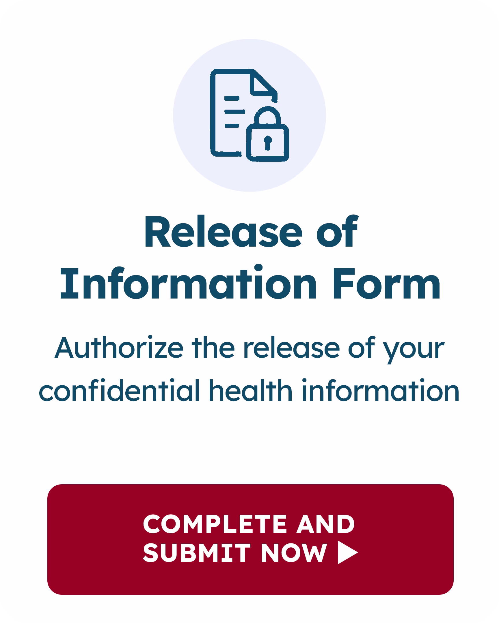 Release of Information