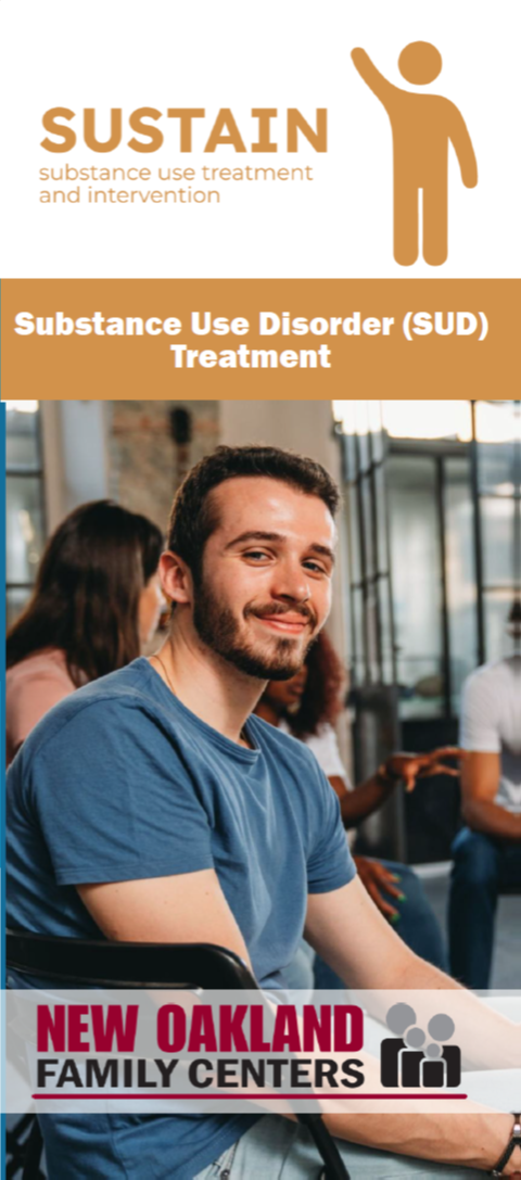 SUSTAIN (substance use disorders) brochure