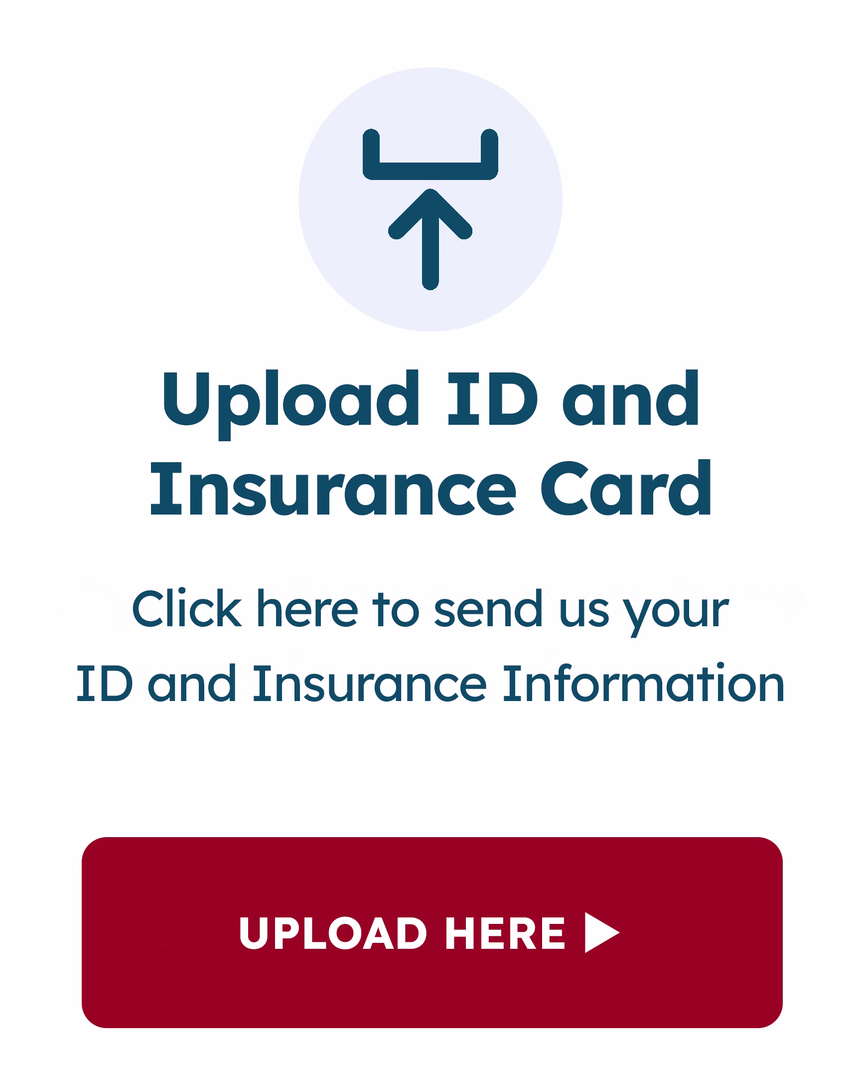 Upload ID and Insurance Card